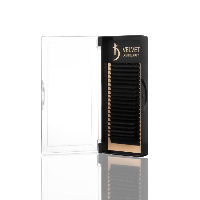 Velvet Lash Beauty Eyelash Extensions 0.10 D Mix (20 rows, lengths 6–15 mm)